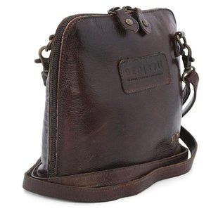 Bed Stu Ventura Crossbody Bag Teak Leather New